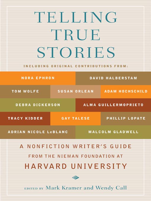 Title details for Telling True Stories by Mark Kramer - Wait list